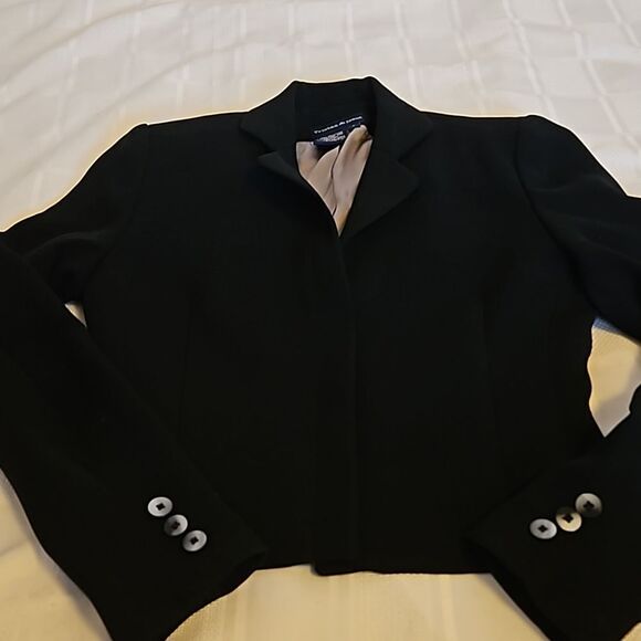 Tristan & Iseut Women's Cropped Blazer Blazer Size 2 - Picture 15 of 16